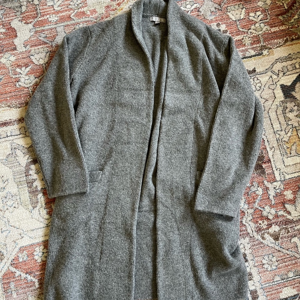 J. Crew Charcoal Women's Open Front Cardigan
